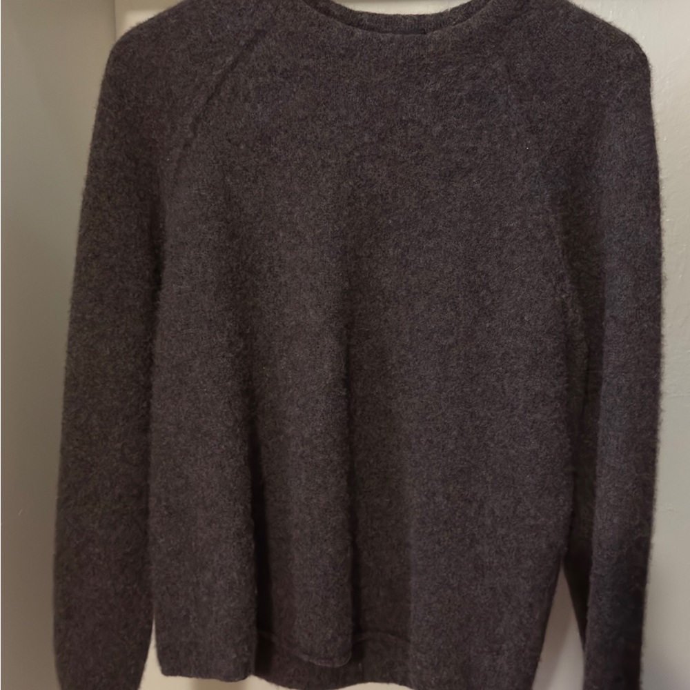 James Perse Gray Crew Neck Sweater